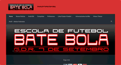 Desktop Screenshot of escolabatebola.com.br