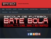Tablet Screenshot of escolabatebola.com.br
